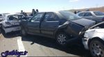 تصادف زنجیره‎ای در بروجرد باعث کشته و مصدوم شدن ۷ نفر شد